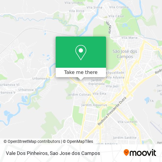 Vale Dos Pinheiros map