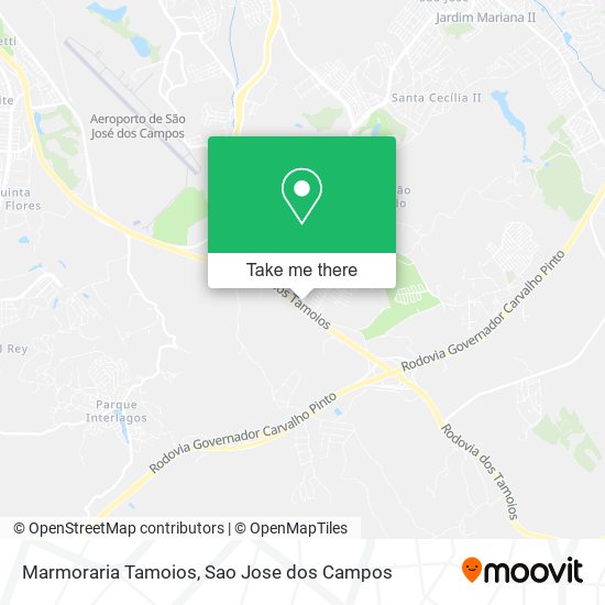 Marmoraria Tamoios map