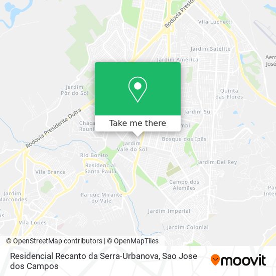 Residencial Recanto da Serra-Urbanova map