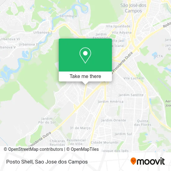 Posto Shell map