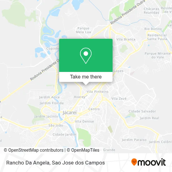 Rancho Da Angela map