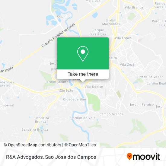 R&A Advogados map