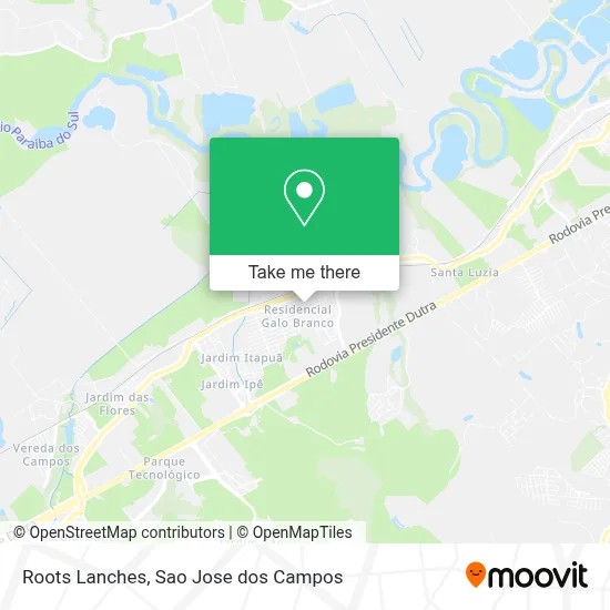 Roots Lanches map