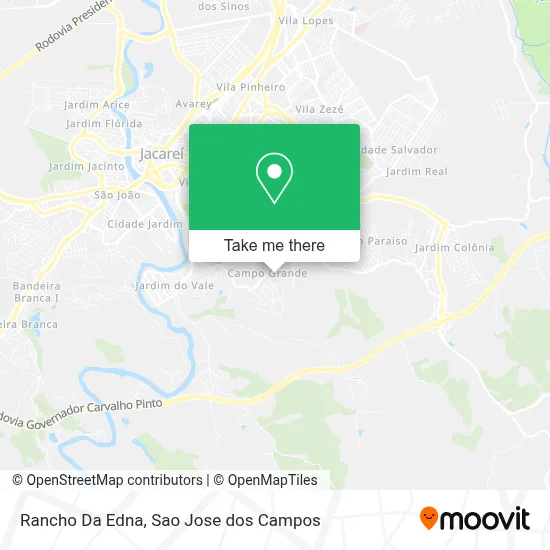 Rancho Da Edna map