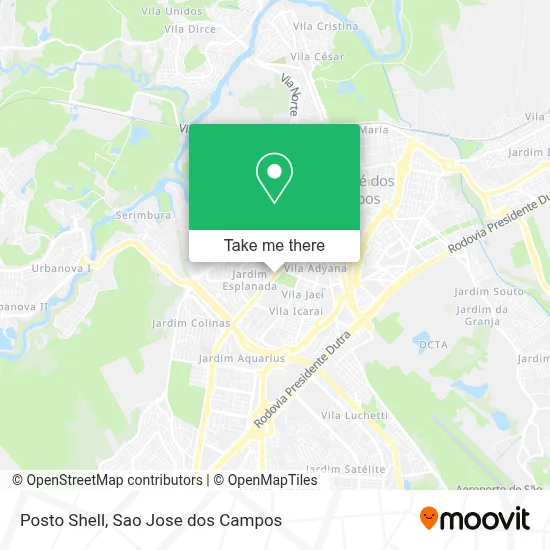 Posto Shell map