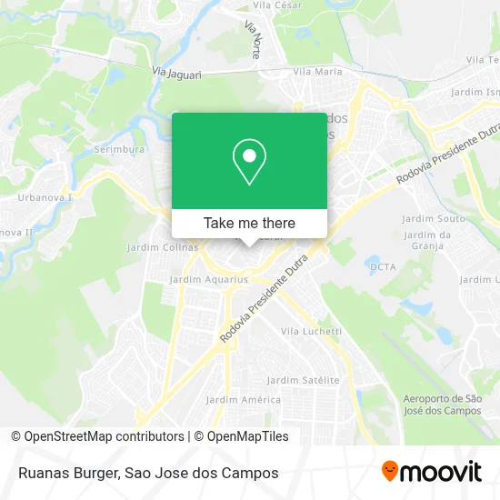 Ruanas Burger map