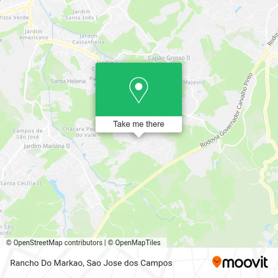 Rancho Do Markao map