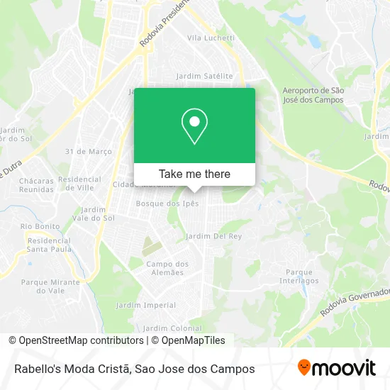 Rabello's Moda Cristã map