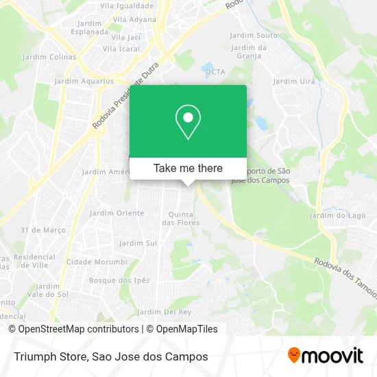 Triumph Store map