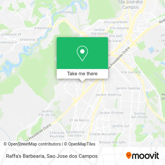 Raffa's Barbearia map