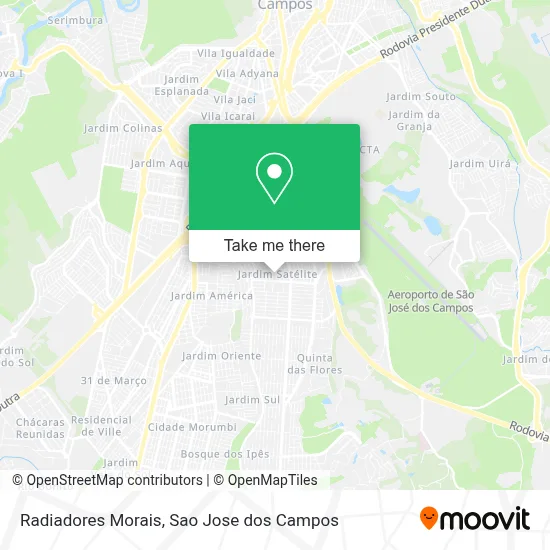 Radiadores Morais map