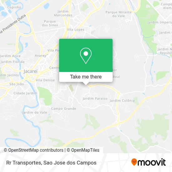 Rr Transportes map