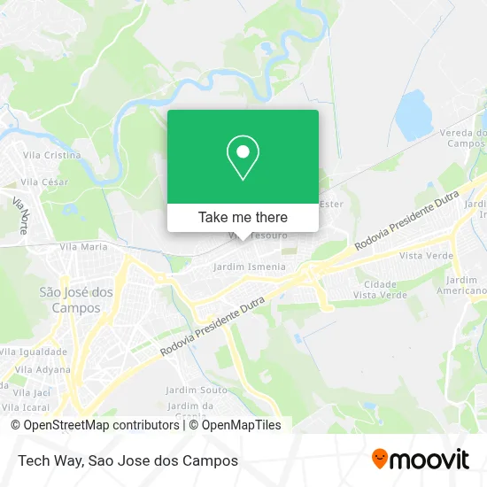 Tech Way map