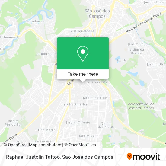 Raphael Justolin Tattoo map