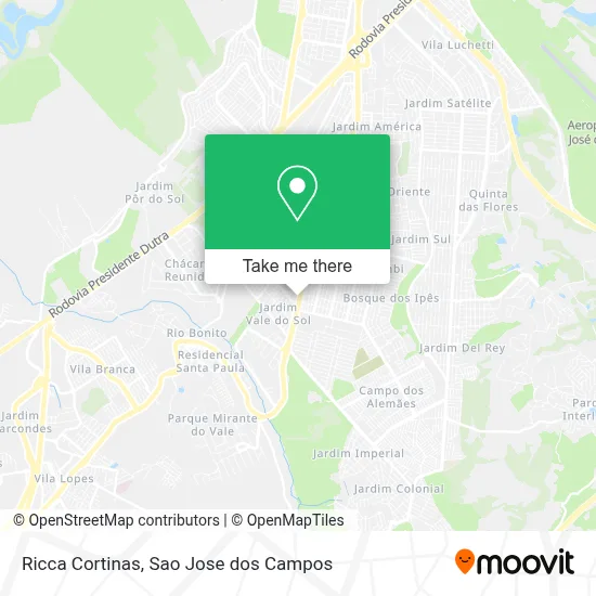 Ricca Cortinas map