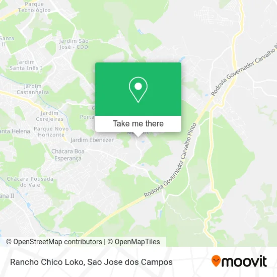 Rancho Chico Loko map