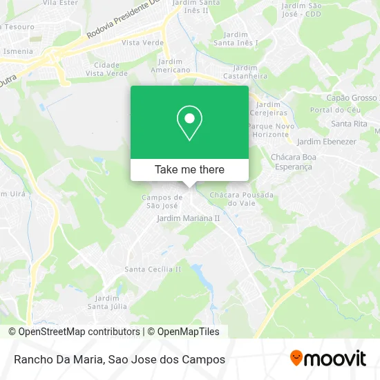 Rancho Da Maria map