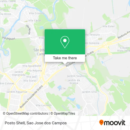 Posto Shell map