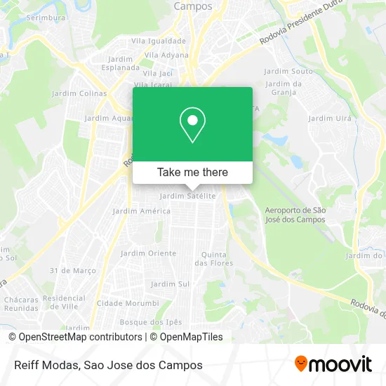 Reiff Modas map