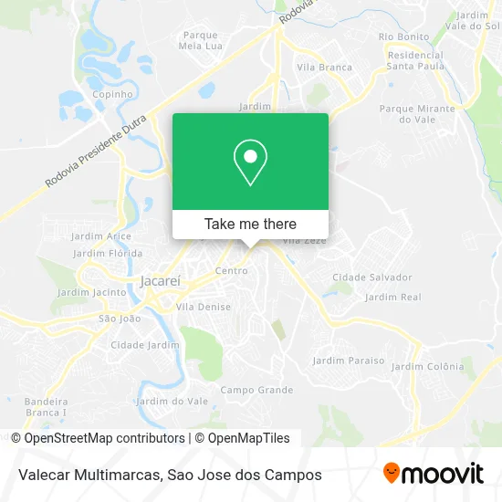 Valecar Multimarcas map