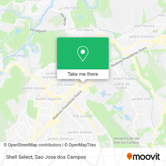 Shell Select map