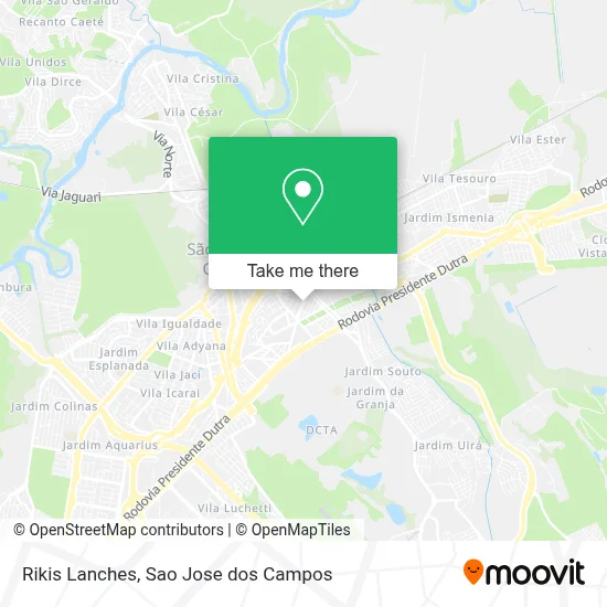 Rikis Lanches map