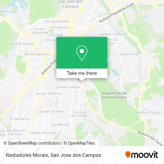 Radiadores Morais map