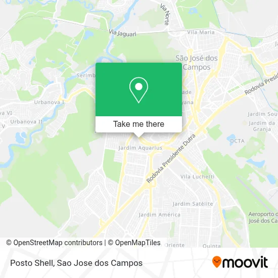 Posto Shell map