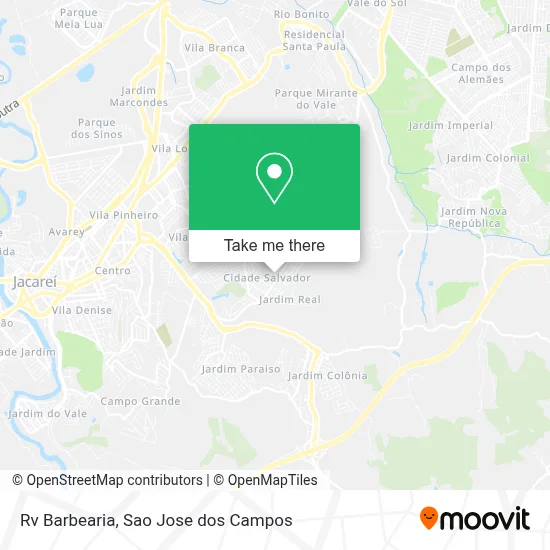 Rv Barbearia map