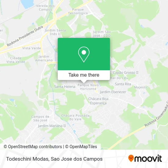 Todeschini Modas map