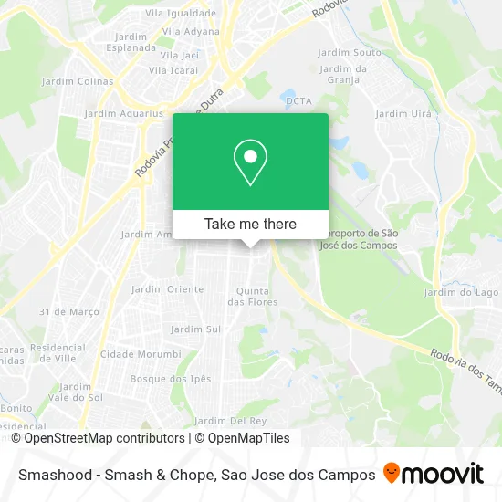 Smashood - Smash & Chope map