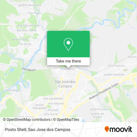 Posto Shell map