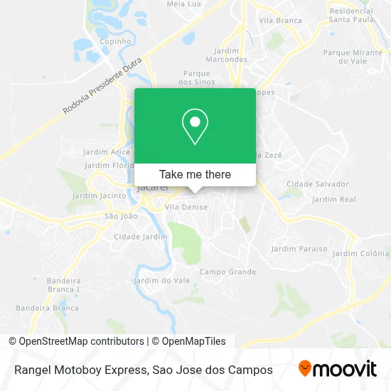 Rangel Motoboy Express map