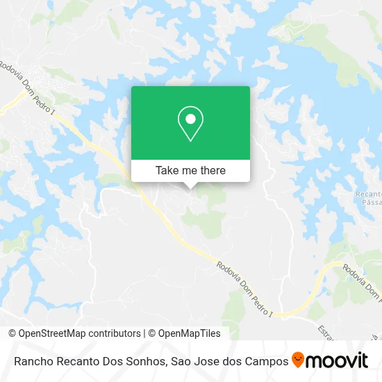 Rancho Recanto Dos Sonhos map