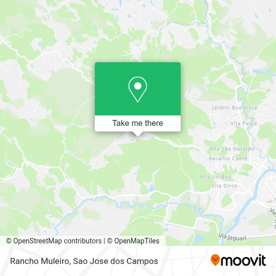 Rancho Muleiro map