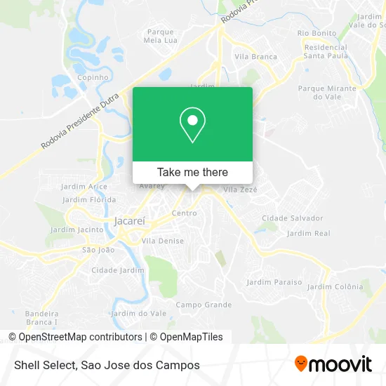 Shell Select map