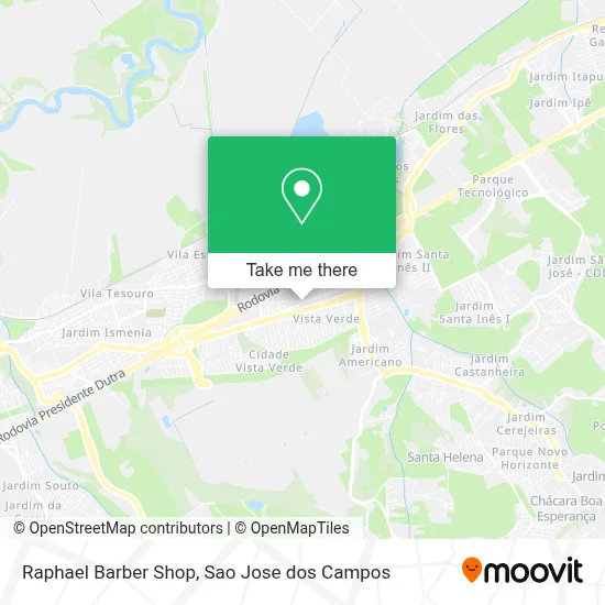 Raphael Barber Shop map