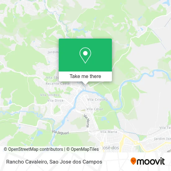 Rancho Cavaleiro map