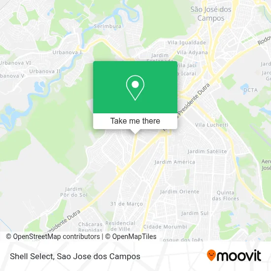 Shell Select map