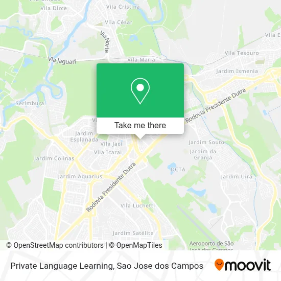 Private Language Learning map
