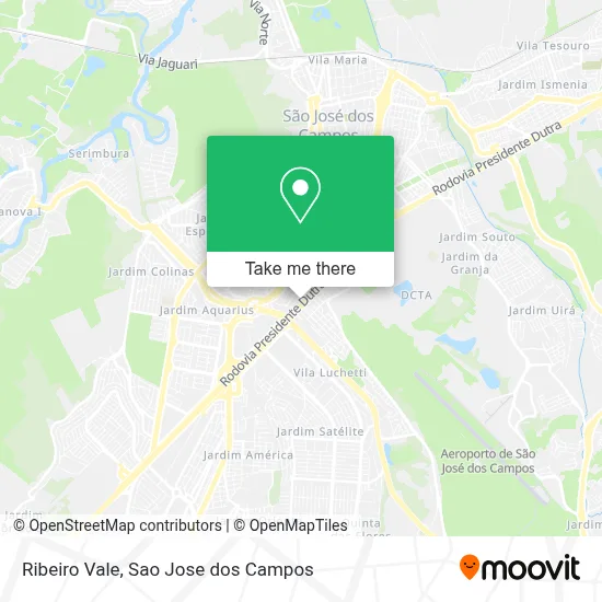 Ribeiro Vale map