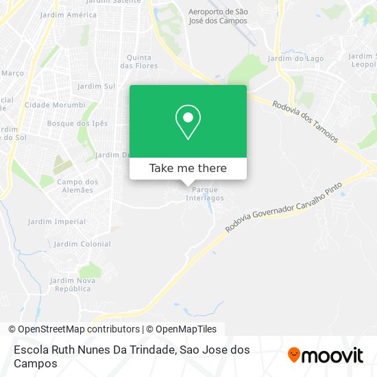 Mapa Escola Ruth Nunes Da Trindade