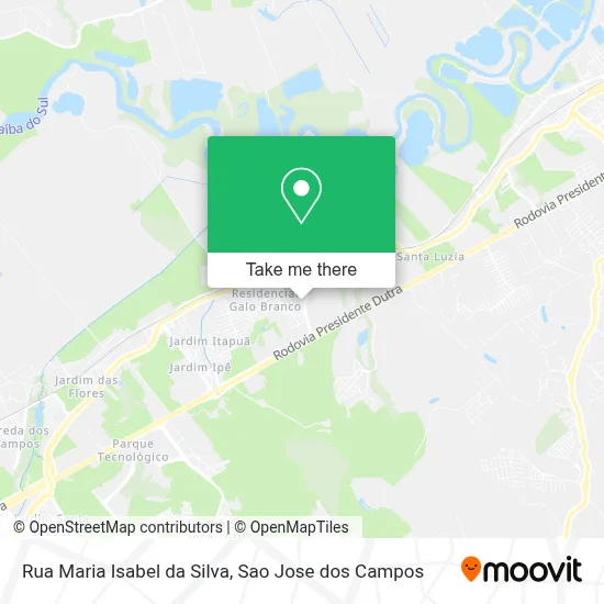 Rua Maria Isabel da Silva map