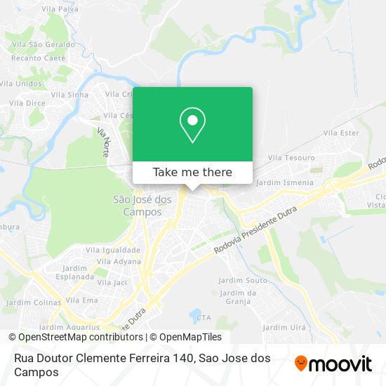 Rua Doutor Clemente Ferreira 140 map
