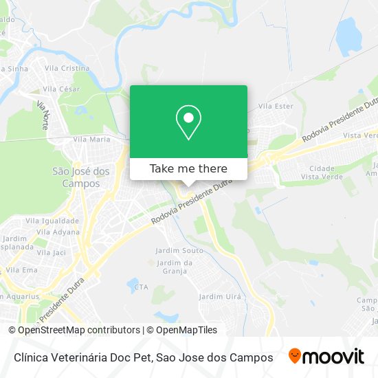 Clínica Veterinária Doc Pet map