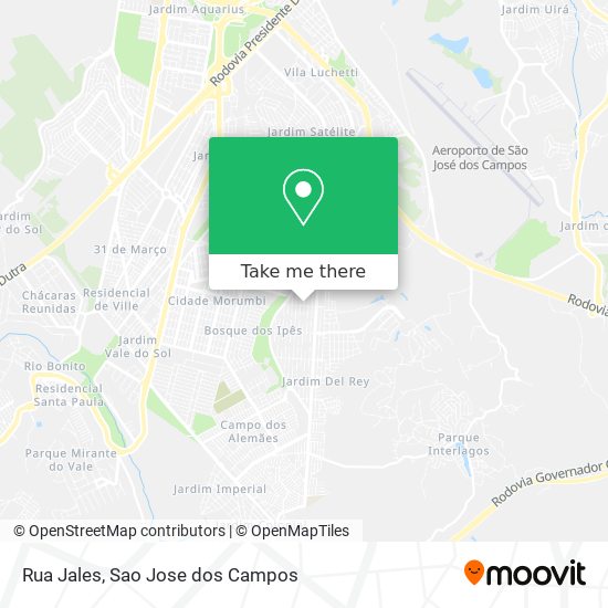 Rua Jales map