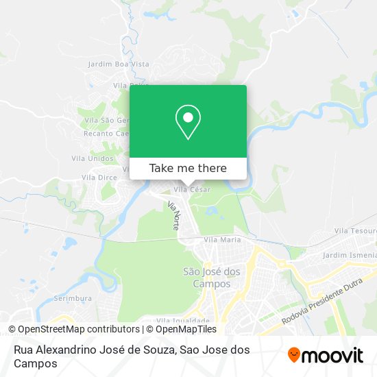 Rua Alexandrino José de Souza map