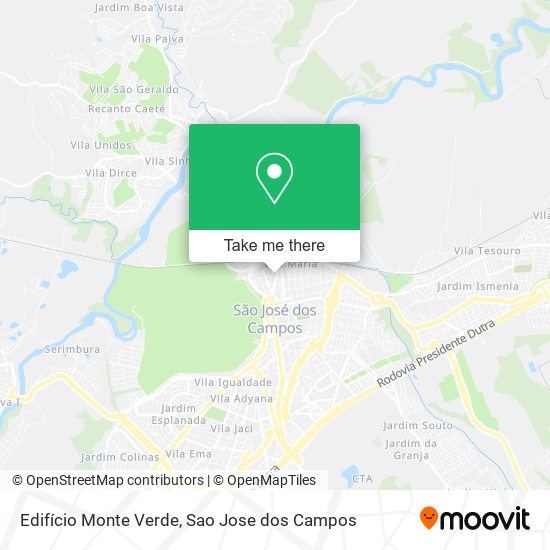 Mapa Edifício Monte Verde