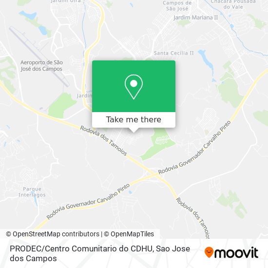 PRODEC / Centro Comunitario do CDHU map