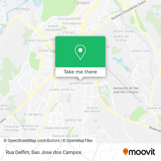 Rua Delfim map